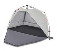 (Grey, 255 x 145 x 142 cm) vidaXL Beach Tent Lightweight Tent Patio Camping Tent Quick Release Waterproof