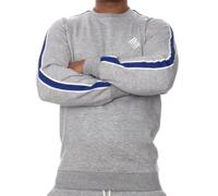 (Grey, 2XL) Mens Sweatshirt Enzo Jumper Winter Warm Fleece Sweater