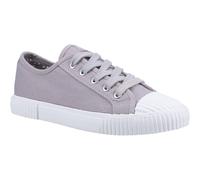 (Grey, 3 (Adults')) Hush Puppies Brooke Canvas Women's Grey Trainers