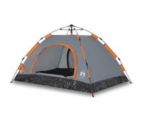 (grey, 3-person) vidaXL Camping Tent 5-Person Lightweight Tent Dome Tent Shelter Quick Release