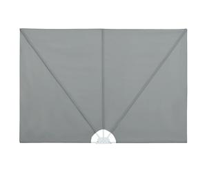 (grey, 300 x 150 cm) vidaXL Collapsible Terrace Side Awning Balcony Blind Multi Colours Multi Sizes