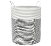 (grey, 38 x 46 cm) vidaXL Storage Basket Laundry Basket Washing Basket Laundry Hamper Cotton