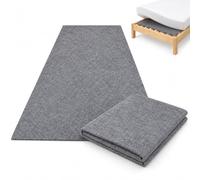 Grey 3mm Felt Damp Proof Bed Mat Under Mattress Absorber 90x190cm | 3mm Thick Grey Felt Pad, Anti-Mould Condensation Guard for UK Single Bed & Student Halls, Trimmable Breathable Barrier
