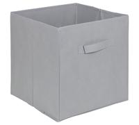 (Grey, 4) 1,4, 6 pcs Foldable Fabric Storage Box Cubes Set