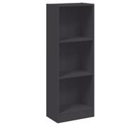 (grey, 40 x 24 x 109 cm) vidaXL Bookshelf Standing Shelf Storage Rack Book Cabinet Engineered Wood