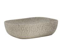 vidaXL Countertop Basin Grey Rectangular 48x37.5x13.5 cm Ceramic