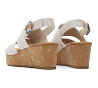 (Grey, 5 (Adults')) TOMS Claudine Nylon Women's Natural Wedges