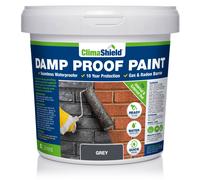(Grey, 5 Litre) SmartSeal Damp Proof Paint - For Interior & Exterior Walls, Ceilings and Floors. Helps Prevent Water-Ingress and the Spread of Penetrating Damp