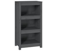 (Grey, 50 x 35 x 97 cm) vidaXL Solid Wood Pine Book Cabinet Display Organiser Multi Colours/Sizes