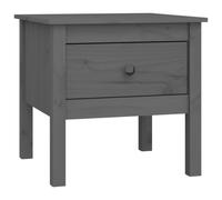 (grey, 50 x 50 x 49 cm/1) vidaXL 1/2x Solid Wood Pine Side Table Multi Colours 40x40x39 cm/50x50x49 cm