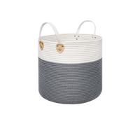 Grey 50L Laundry Basket for Clothes & Toys