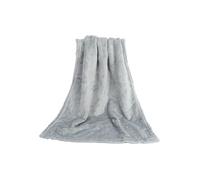 (Grey, 50x70cm) Coral Fleece Blankets Super Soft Shaggy Universal Solid-color Fleece Blankets For Sofa