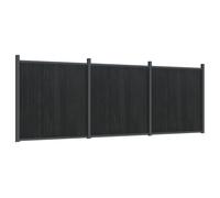 (grey, 526 x 186 cm) vidaXL Fence Panel Patio Outdoor Privacy Fence Board Garden Picket Fence WPC