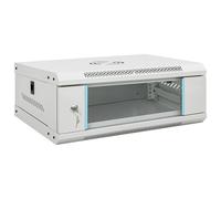 (grey, 530 x 400 x 210 mm) vidaXL 9U Wall Mounted Network Cabinet Home Server Rack Data Cabinet 19" IP20