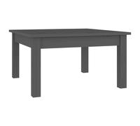 Coffee Table Grey 55x55x30cm Solid Wood Pine GF0