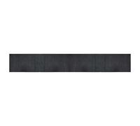 vidaXL Grey Bamboo Rug 60 x 400 cm - Anti-slip Rectangular Carpet Runner for Living Room/Hallway - Water-Resistant Bamboo Area Mat with Easy to Clean Design