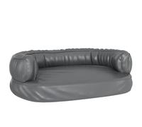 (grey, 60 x 42 cm) vidaXL Ergonomic Foam Dog Bed Faux Leather Pet Sofa Multi Colours Multi Sizes