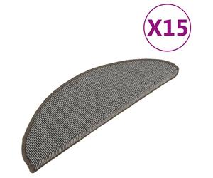 (grey, 65 x 21 x 4 cm) vidaXL 15x Carpet Stair Treads Protector Multi Colours 65x21x4cm/56x17x3cm