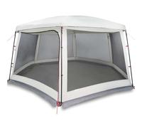 (grey, 670 x 590 cm) vidaXL Pool Tent with Removable Fly & Mesh Walls Azure Blue 618x532 cm