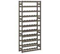 (grey, 77 bottle) vidaXL Wine Rack Wine Shelf Bottle Holder Wine Drinking Rack Solid Wood Pine