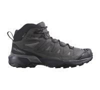 (Grey, 8.5 (Adults')) Salomon Mens Walking Boots X Ultra 360 LTR Gore Tex Waterproof Mid Lace Up grey