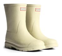 (Grey, 8 (Adults')) Hunter Downpour Short Insulated Boot Rubber Men's Gravel Wellington Boots
