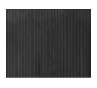 vidaXL Rectangular Grey Bamboo Area Rug 80x100 cm - Durable, Water-Resistant, Anti-slip, Easy Clean for Living Room, Bedroom, Lounge