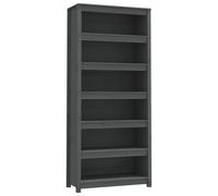(Grey, 80 x 35 x 183 cm) vidaXL Solid Wood Pine Book Cabinet Display Organiser Multi Colours/Sizes
