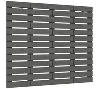 (grey, 81 x 3 x 91.5 cm) vidaXL Wall Headboard Bedroom Bed Header Decor Bed Headboard Solid Wood Pine