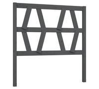 (grey, 81 x 4 x 100 cm) vidaXL Solid Wood Pine Bed Headboard Wooden Bed Header Multi Colours/Sizes