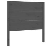 vidaXL Headboard Grey 81X4X100 Cm Solid Wood Pine, Grey