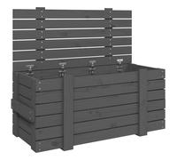(grey, 91 x 40.5 x 42 cm) vidaXL Solid Wood Pine Storage Box Blanket Box Multi Colours 58/91x40.5x42 cm