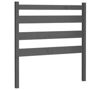 (grey, 96 x 4 x 100 cm) vidaXL Bed Headboard Bedroom Bed Header Decorative Headboard Solid Wood Pine