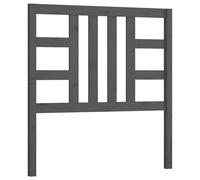 (grey, 96 x 4 x 100 cm) vidaXL Bed Headboard Home Bedroom Decorative Bed Header Panel Solid Wood Pine