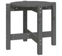 (grey, Ã? 52.5 x 45 cm) vidaXL Solid Wood Pine Coffee Table Multi Colours Ø 52.5x45 cm/Ø 62.5x45 cm