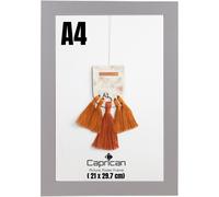 (Grey , A4 ( 21 x 29.7 cm)) Multi Size MDF Wood Wall-Mounted Photo Frames