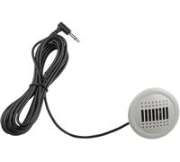 Grey ABS 3.5mm Wired Microphone with Extension Cable for Android Navigation Radio Compatible with for Multivan Car Audio Stereo, 1 Unit - Durable Construction, Versatile Design, Practical Utility f...