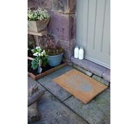 Grey Abstract Sphere and Lines Doormat Artsy Mats Grey 40cm x 60cm