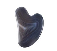 Grey Agate Gua Sha Board Natural Jade Scraping Massage Tool Gouache Scraper Facial Lifting Reduce Wrinkles Skin Care