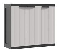 Outdoor Storage Cabinet Terrace Patio Garden Cabinet Tool Cupboard PP vidaXL