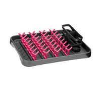 Grey and Hot Pink Dish Drainer | Laurie