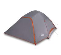 vidaXL Family Tent Dome 6-Person Grey Waterproof UK