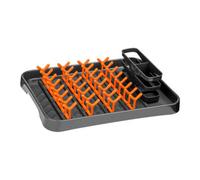 Grey and Orange Dish Drainer | Laurie
