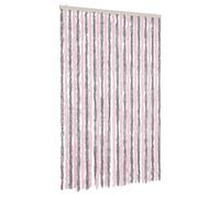 (grey and pink, 118 x 220 cm) vidaXL Fly Curtain Door Curtain Fly Screen Fly Blind Insect Curtain Chenille