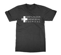 Grey and Sloan Memorial Hospital T-Shirt (Black, XXL)