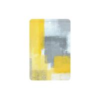 Grey And Yellow Abstract Art Painting Printing 10 Pieces Air Freshener Cards,Car Scented Hanging Air Freshener Fragrant Sheets For Car Use