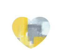 Grey And Yellow Abstract Art Painting Printing 10 Pieces Air Freshener Cards,Car Scented Hanging Air Freshener Fragrant Sheets For Car Use
