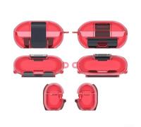 Grey Anti-Scratch Case for Beats Solo for buds Lightweight Grey(Red) | Drop- for proof ABS material, for impact resistant shell, safeguards headphones from daily bumps and falls