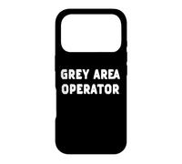 Grey Area Operator Funny Spy Secret Agent Halloween Case for iPhone 17 Pro