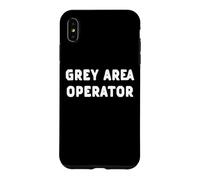 Grey Area Operator Funny Spy Secret Agent Halloween Case for iPhone XS Max